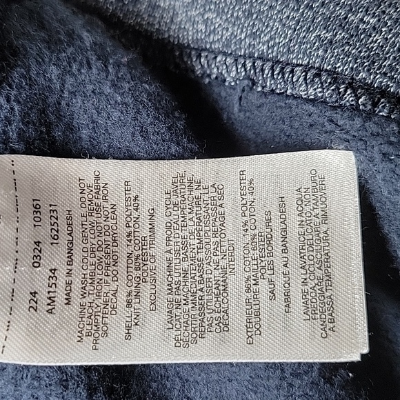 Men's Columbia Hart Mountain 1/4 zip blue‎ XXL Gorpcore outdoors - Picture 8 of 8